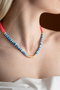 Heliophilia Silver Collar Multicolor con Colgante de Aleación